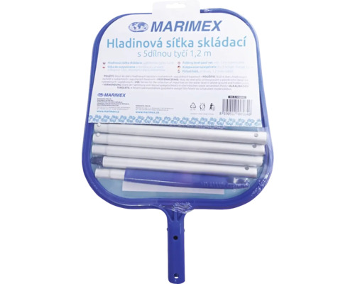 Skládací hladinová síťka Marimex s pětidílnou tyčí, balená