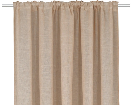 Záclona se závěsem na řasící pásce