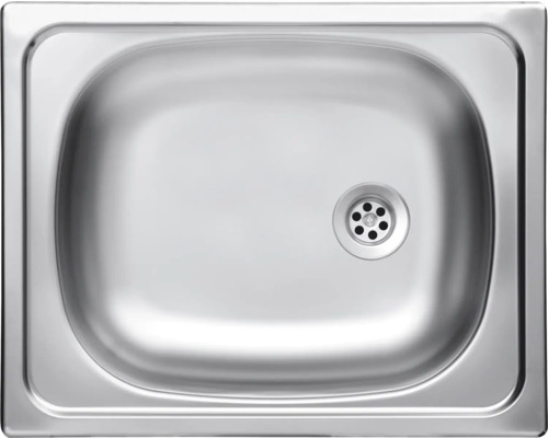 Nerezový dřez s odtokovou armaturou