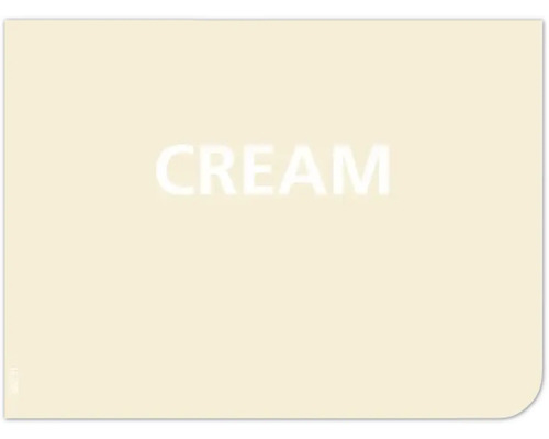 Krémové pozadí se slovem Krém.