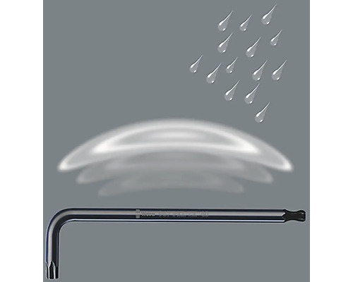 Znázornění imbusového klíče s ochranou proti vodě.