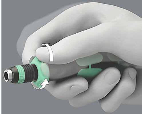 Ruka v rukavici otáčí šroubovákem