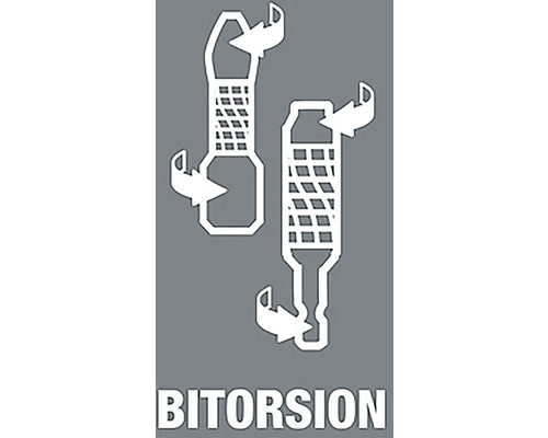 Symbol Bitorsion: Pružina krouticího momentu pro šroubovací bity