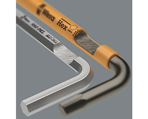 Detail dvou imbusových klíčů Wera