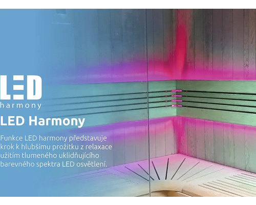 LED Harmony světelný systém pro saunu