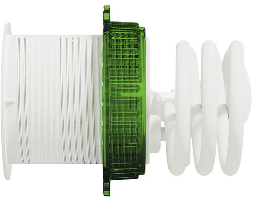 Energeticky úsporná žárovka s kabelem na cívce