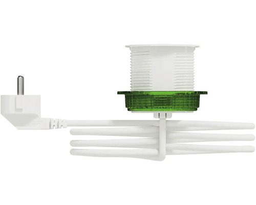 Úsporná žárovka s objímkou a zástrčkou