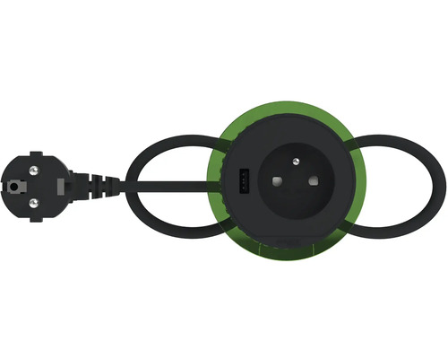 Adaptér zásuvky se zástrčkou a USB portem