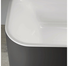 Oválná vana DURAVIT 80 x 180 x 46 cm grafit hladké matné 700453800000000