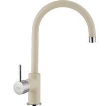Granitový dřez s baterií LINEA 780 480 x 780 mm sahara G4450 + baterie Vitalia GR