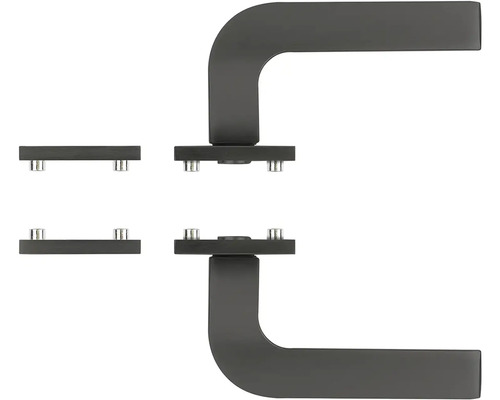 Sada kliky ke dveřím z kovu