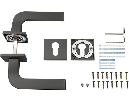 Sada kliky ke dveřím s příslušenstvím
