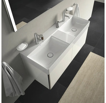 Umyvadlo na skříňku DURAVIT DuraSquare sanitární keramika bílá 120 cm 2353120041