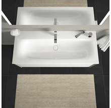 Umyvadlo na skříňku DURAVIT Viu sanitární keramika bílá 123 cm 2344120000