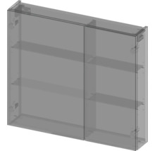 Zrcadlová skříňka bez osvětlení Devo Vena 2.0 levá 80 x 15 x 70 cm pearl grey