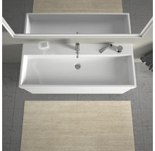 Umyvadlo na skříňku DURAVIT Vero Air sanitární keramika bílá 120 cm 2350120000