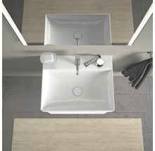 Umyvadlo na skříňku DURAVIT DuraSquare sanitární keramika bílá 60 cm 2353600041