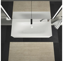 Umyvadlo na skříňku DURAVIT Viu sanitární keramika bílá 103 cm 2344100000