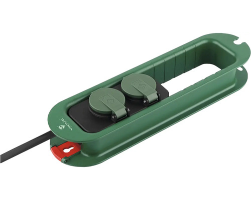 Prodlužovací kabel se dvěma zásuvkami pro venkovní použití