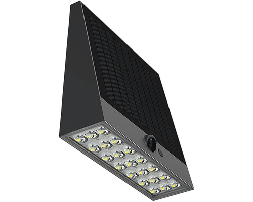 Solární lampa s pohybovým senzorem pro venkovní použití
