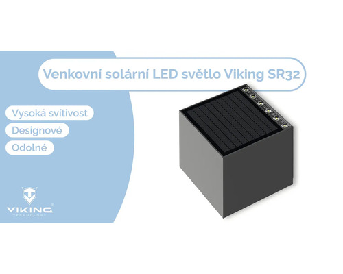 Venkovní solární LED světlo Viking SR32