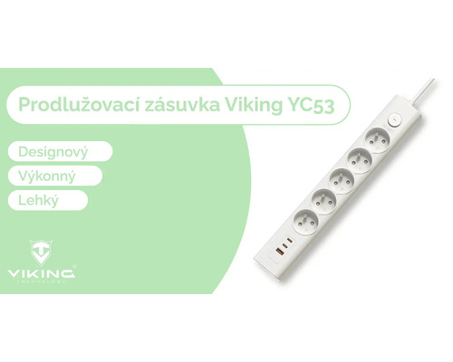 Prodlužovací zásuvka Viking YC53