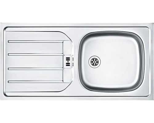 Nerezový dřez s odkapávací plochou