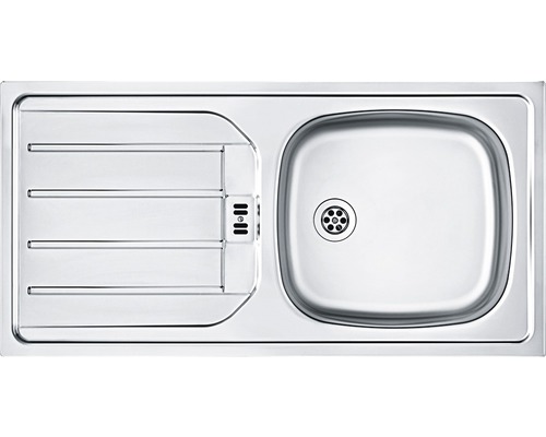 Nerezový dřez s odkapávací plochou