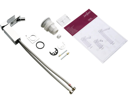 Umyvadlová baterie Jungborn Zeta s příslušenstvím a montážním návodem