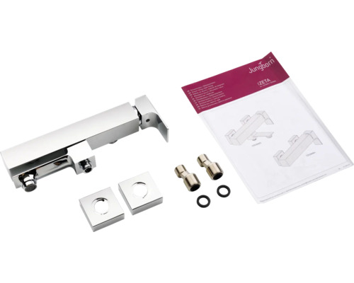 Nástěnná vanová baterie Jungborn s montážním příslušenstvím a návodem