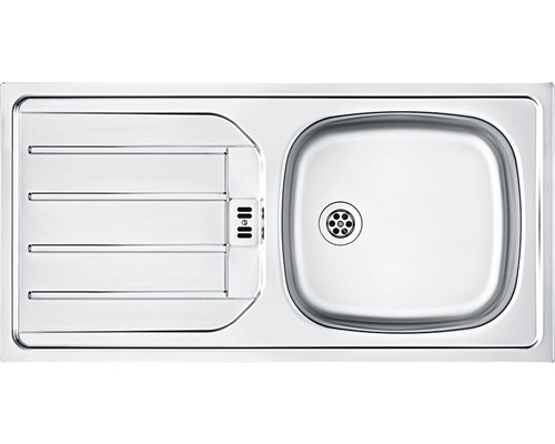 Nerezový dřez s odkapávací plochou