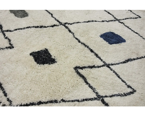 Koberec béžový Rabat 02 ivory/denim 120x180 cm