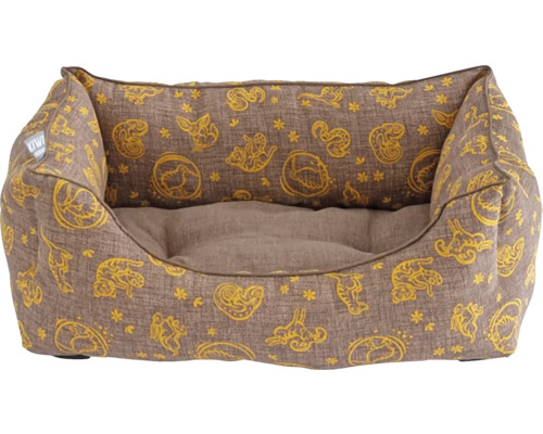 Pelíšek pro psy se zvířecím vzorem
