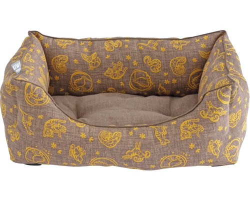 Pelíšek pro psy se zvířecím vzorem