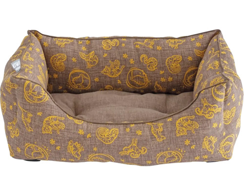 Pelíšek pro psy se zvířecím vzorem