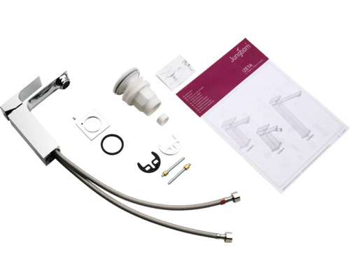 Umyvadlová baterie Jungborn Zeta s příslušenstvím a montážním návodem