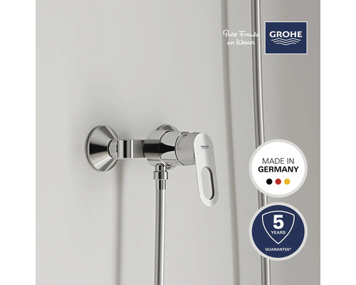 Sprchová baterie Grohe s pětiletou zárukou, vyrobeno v Německu