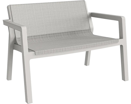 Zahradní židle s područkami a textilním potahem