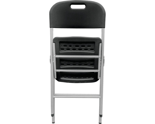 Skládací židle s opěradlem a kovovým rámem