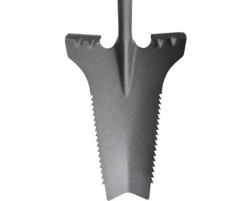 Zahradní rýč se zuby pily