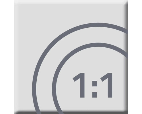 Symbol měřítka 1:1