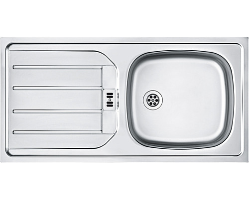 Nerezový dřez s odkapávací plochou