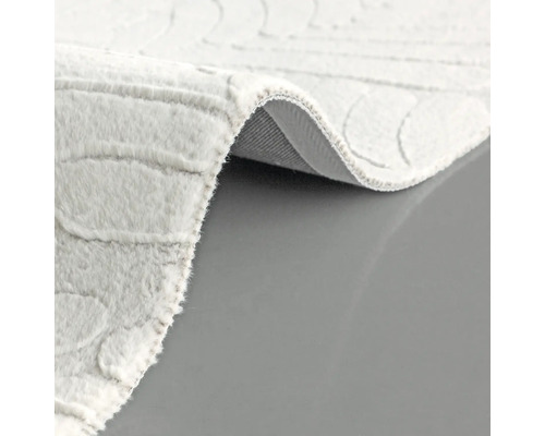 Detailní pohled na koberec se vzorem