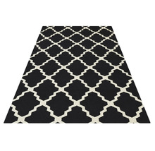 Kusový koberec Bakero Jasmina černý kilim 160 x 230 cm