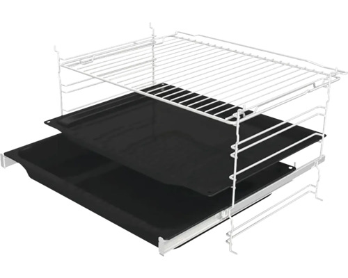 Výsuvný rošt trouby se dvěma plechy