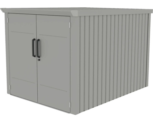 Zahradní skříň s dvoukřídlými dveřmi pro venkovní skladování