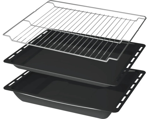 Plech na pečení, odkapávací miska a grilovací rošt do trouby