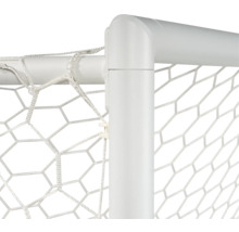 Detail fotbalové branky se sítí