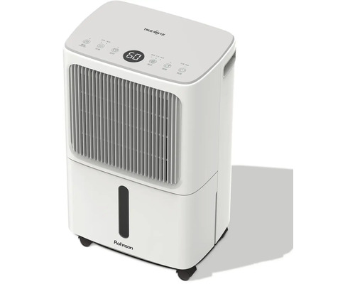 Odvlhčovač vzduchu do interiéru s kolečky a digitálním displejem