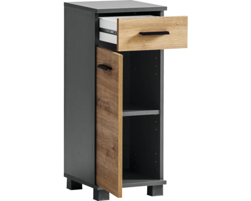 Noční stolek se zásuvkou a dvířky